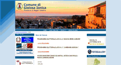 Desktop Screenshot of comune.gioiosaionica.rc.it